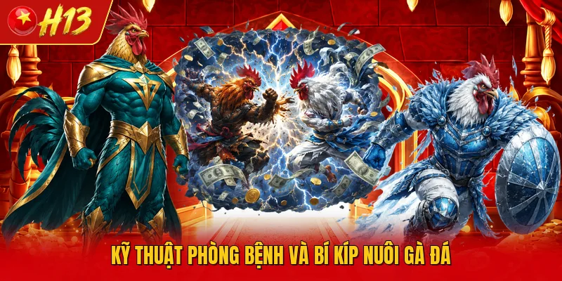 Kỹ thuật phòng bệnh và bí kíp nuôi gà đá